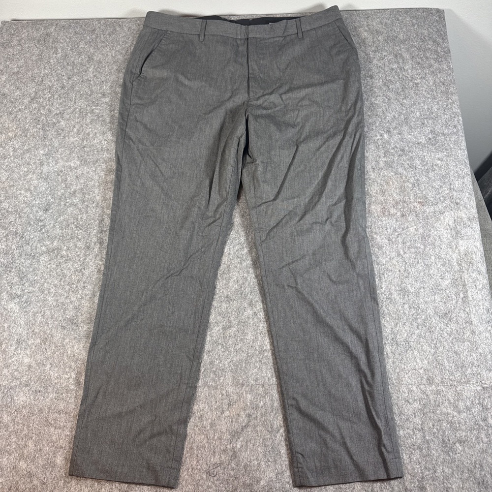 Bonobos Men's Slim Trouser Chino Pants Cotton Gray Size 40 x 32